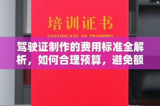 米易驾驶证制作的费用标准全解析，如何合理预算，避免额外支出